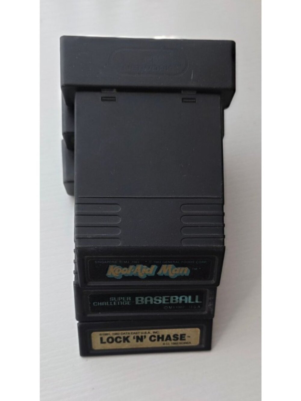 Vintage Intellivision M Network Game Lot - Kool-Aid Man, Lock 'N' Chase, Basebal